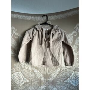 LOUIS LOUISE Paris Angela Organic Cotton Gauze Blouse Size Girls 6